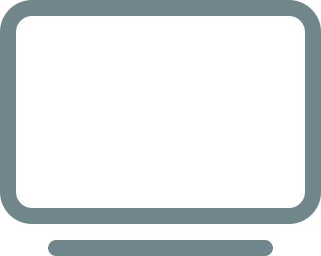 a black screen with a black border