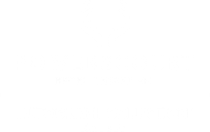 a black and gold logo