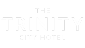 a black and gold logo